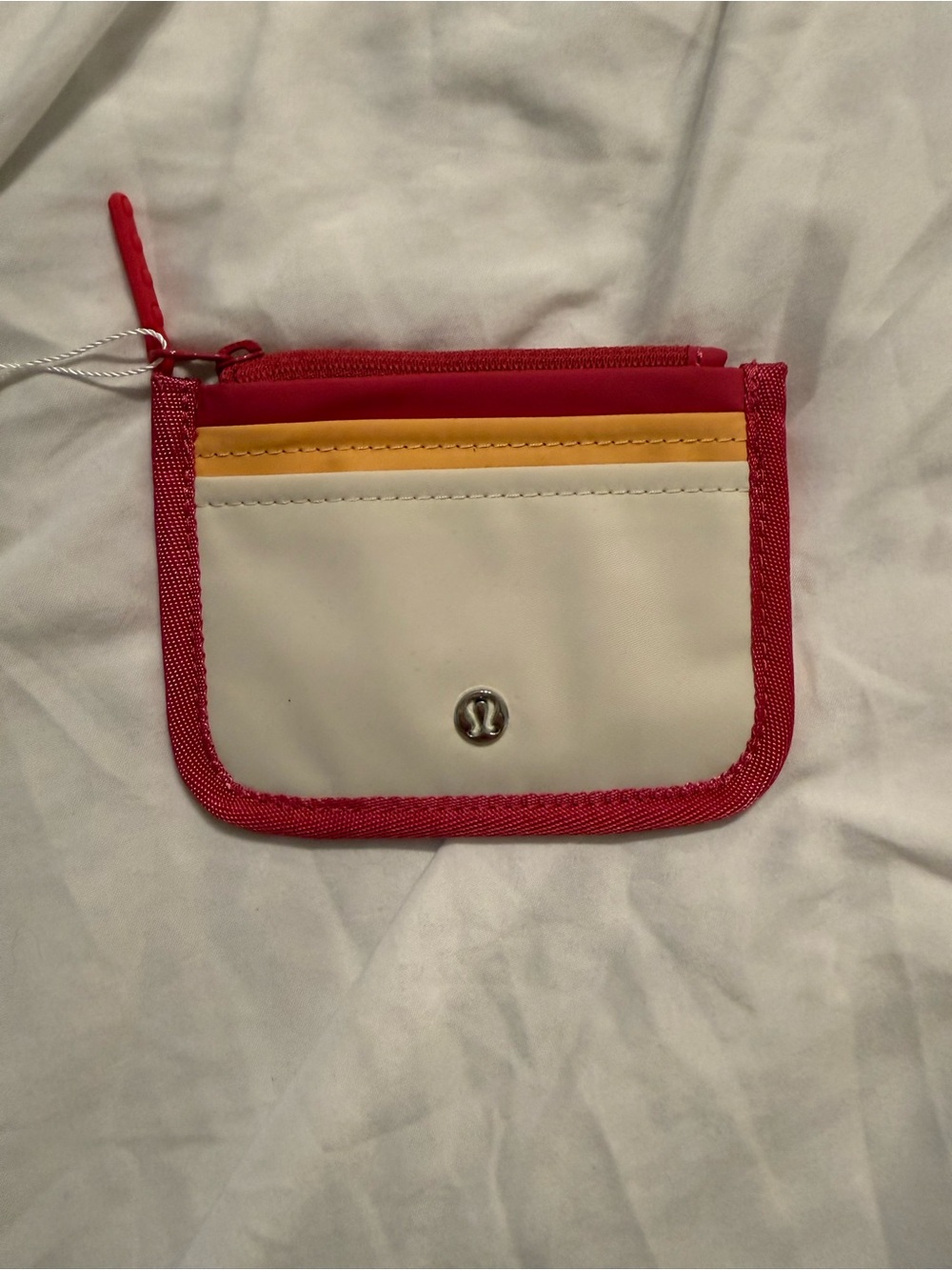 lululemon athletica True Identity Card Case Wallet Pink Rockmelon and Cream